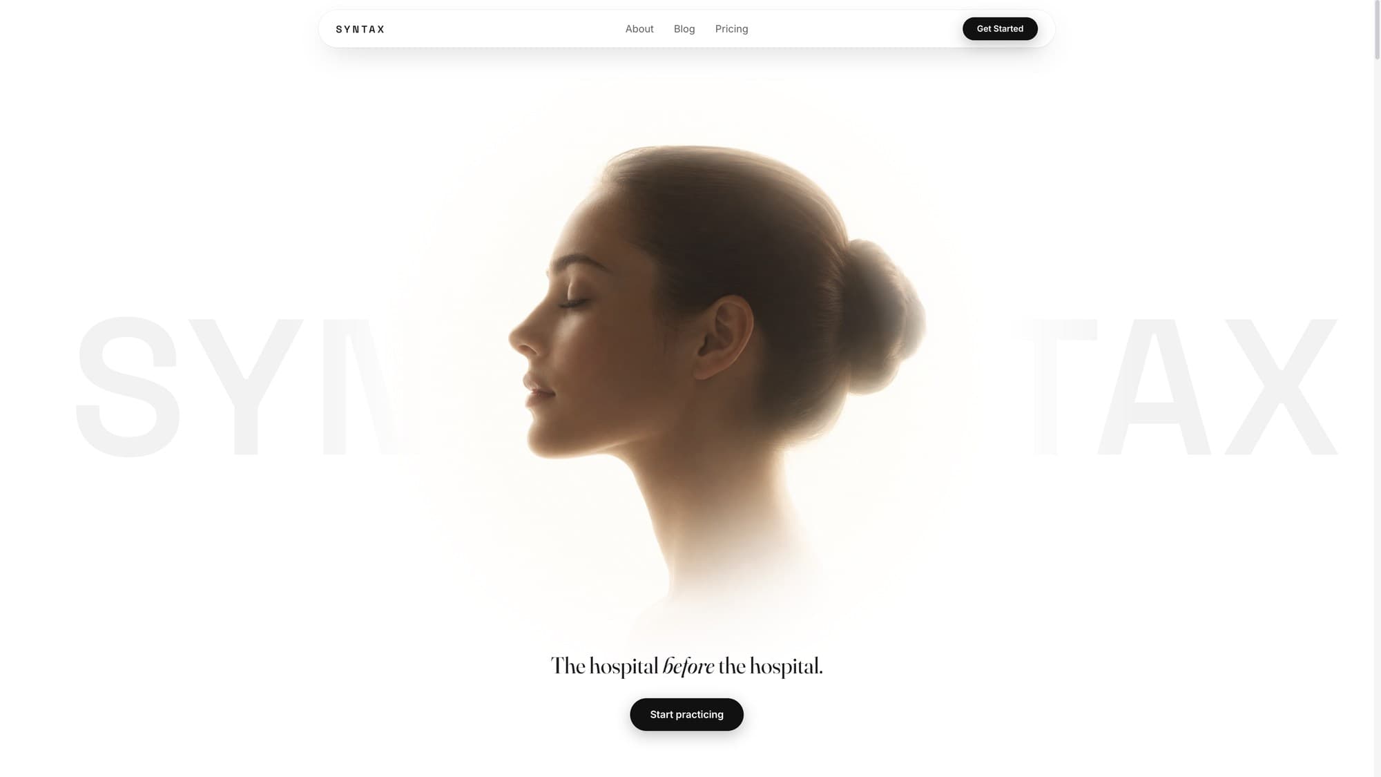 The SYNTAX site — the hospital before the hospital